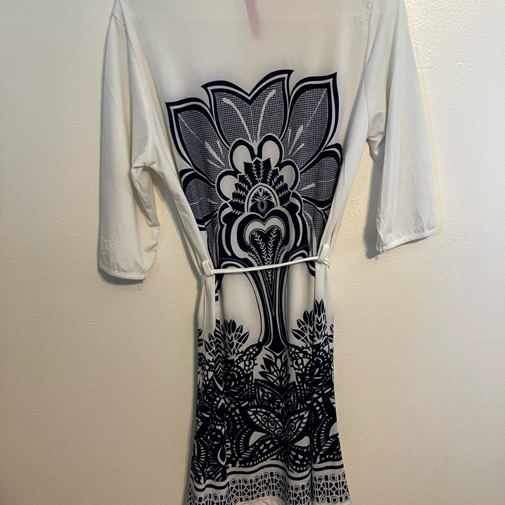 Christina Love S Blue Flower Dress - Picture 5 of 5